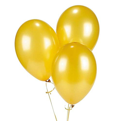 Fun Express 11" Gold Metallic Balloons (2 Dozen)