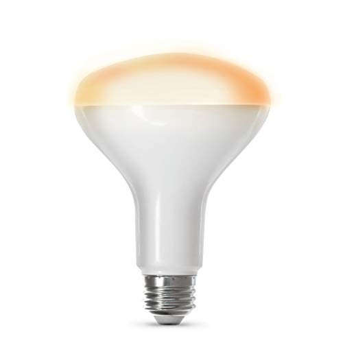 Feit Electric WiFi LED Dimmable 65W Equivalent Soft White (2700K) Light, Hub Required, Alexa Google Assistant (BR30/927CA/AG) BR30 Smart Bulb, Feit Electric WiFi LED Dimmable 65W Equivalent Soft White (2700K) Light, Hub Required, Alexa Google Assistant (BR30/927CA/AG) BR30 Smart Bulb,