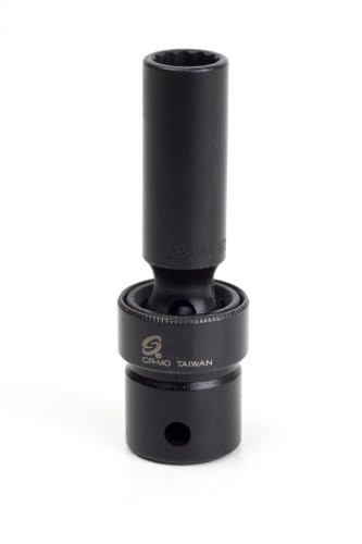 Sunex 216zud 1/2-Inch Drive 1/2-Inch 12-Point SAE Deep Universal Socket