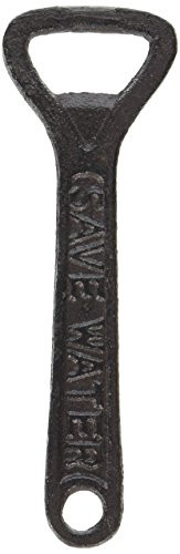 Abbott Collection Cast Iron"Save Water - Drink Beer" Bottle Openers (Set of 2)
