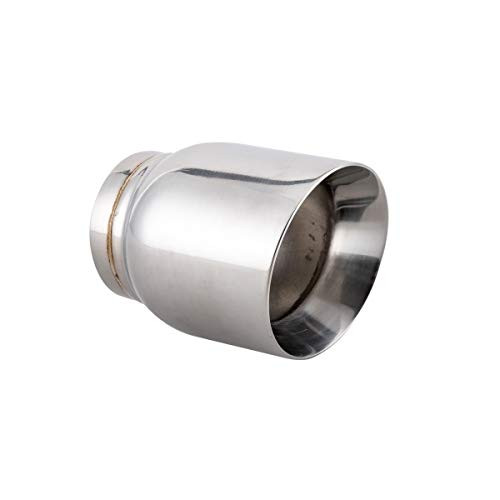 Stainless Steel Exhaust Tip Double Wall Angle 3" Inlet - 4" Outlet - 5" Long