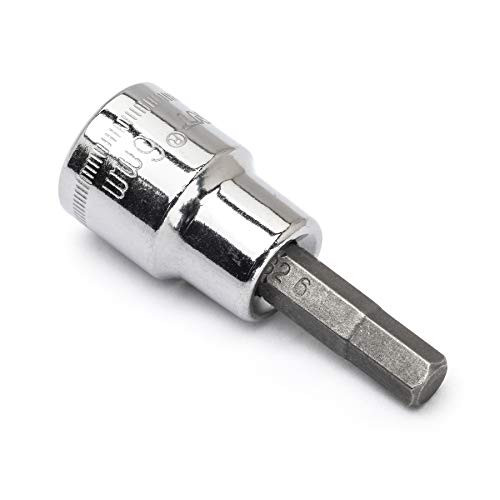 Crescent CHBS9N HEX BIT SOCKET,6MM,3/8" DRIVE