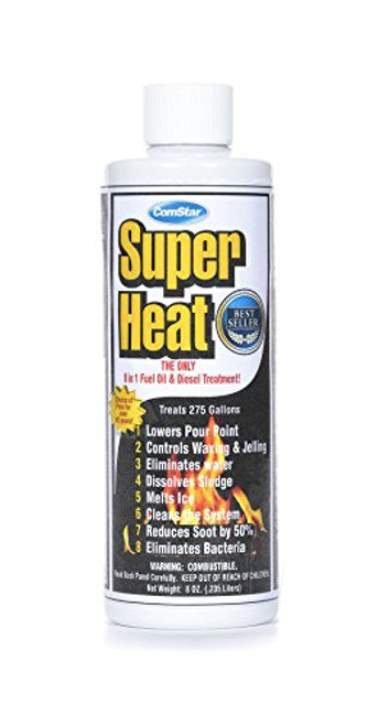 ComStar 60-129 Super Heat 8-In-1 Heating and Fuel Oil Treatment, 8 oz, Single Bottle ComStar 60-129 Super Heat 8-In-1 Heating and Fuel Oil Treatment, 8 oz, Single Bottle