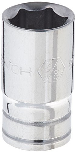 GEARWRENCH 80111 1/4" Drive 6 Point Standard SAE Socket 3/8", Black