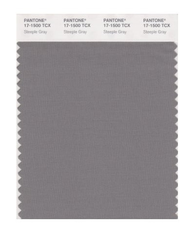 PANTONE Smart 17-1500X Color Swatch Card, Steeple Gray