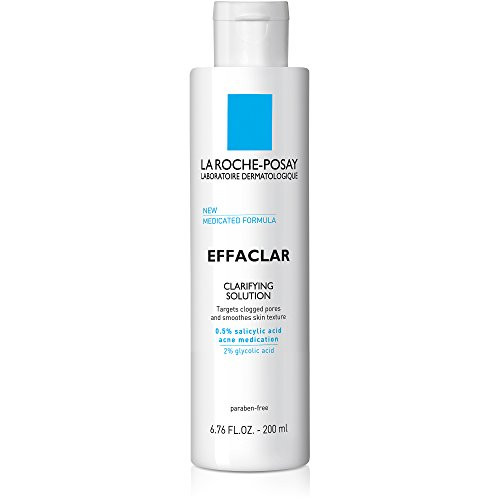 La Roche-Posay Effaclar Clarifying Solution Acne Toner with Salicylic Acid, 6.76 Fl. Oz.