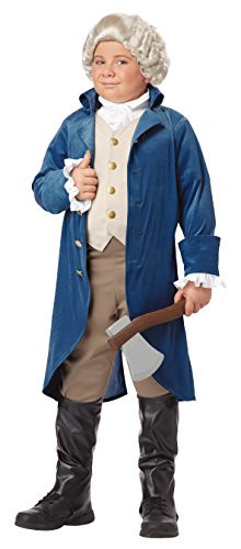 California Costumes George Washington/Thomas Jefferson/Alexander Hamilton and Colonial Child Costume, Large