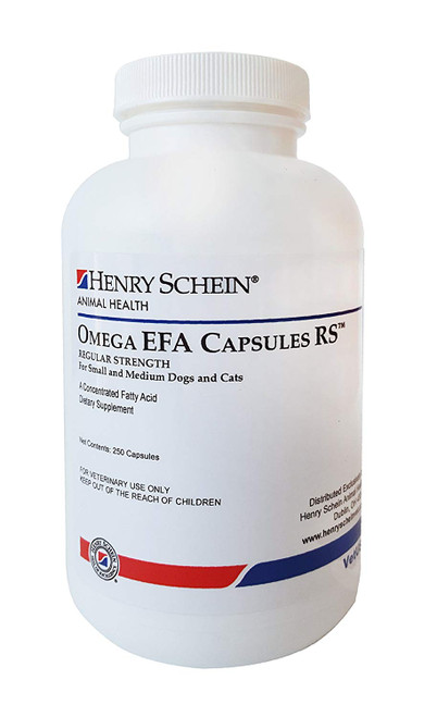 Butler Omega Essential Fatty Acids 250 Capsules Regular Strength for Small/Medium Dogs and Cats