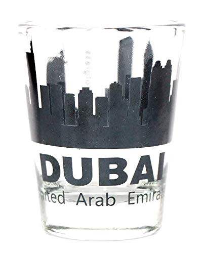 Dubai United Arab Emirates (UAE) City Skyline Shot Glass