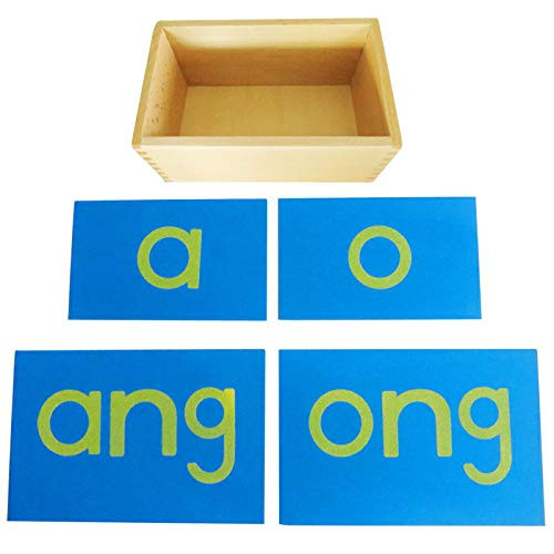 LEADER JOY Montessori Chinese Vowels Sandpaper Letters for Toddlers LEADER JOY Montessori Chinese Vowels Sandpaper Letters for Toddlers