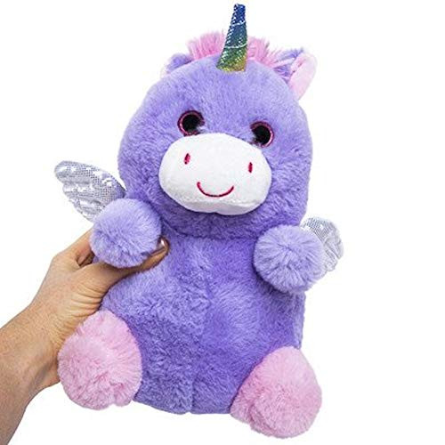 Kellytoy Cornimal Unicorn Pegasus Plush Toy Purple Cute and Cuddly 10 inch