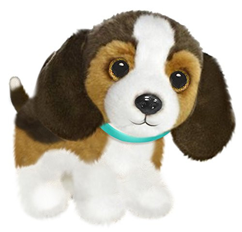 First & Main 7" Brown & White Wuffles Beagle Puppy Dog Basic Plush Toys