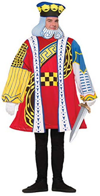 Forum Novelties Men's Standard King of Cards Costume, as as Shown, Standard