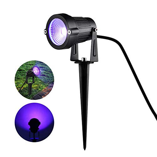Solar Torch Lights Flickering Flames IP65 Waterproof Solar Lights Outdoor Landscape Decoration Lighting Dusk to Dawn Auto On/Off Solar Security Spotlight for Garden, Patio (UV Landscape Lights)