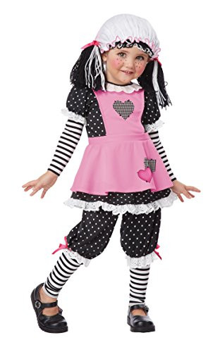 California Costumes Rag Dolly Toddler Costume, 4-6