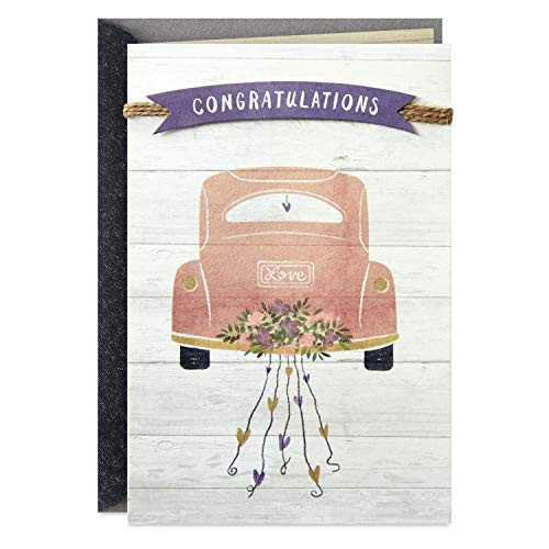 Hallmark Wedding Card, Bridal Shower Card, or Engagement Card (Enjoy The Journey)