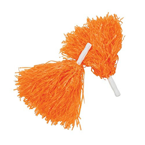 Fun Express Orange Pom Poms (1 dz)