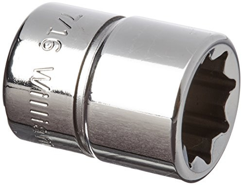 Williams BD-814  3/8 Drive Shallow Socket, 8- Point, 7/16-Inch