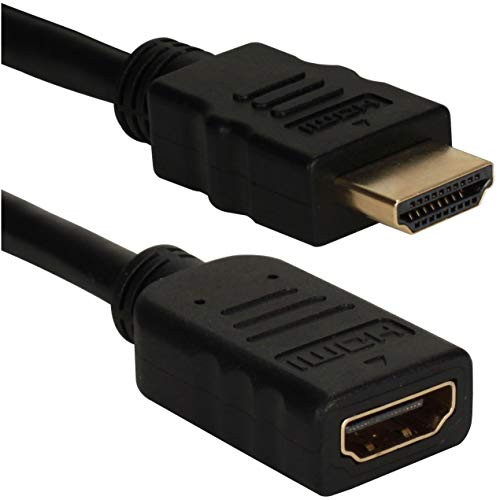 Parts Express High Speed 4K Ultra HD HDMI Extension Cable 18 Gbps 2m (6.6 ft.)