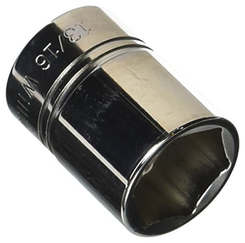 Williams ST-626 1/2 Drive Shallow Socket, 6 Point, 13/16-Inch