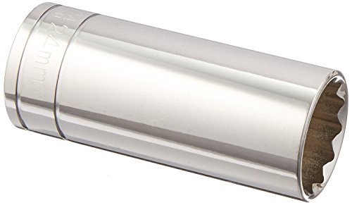 Williams 32824 12 Point Deep Socket with 1/2-Inch Drive, 24mm