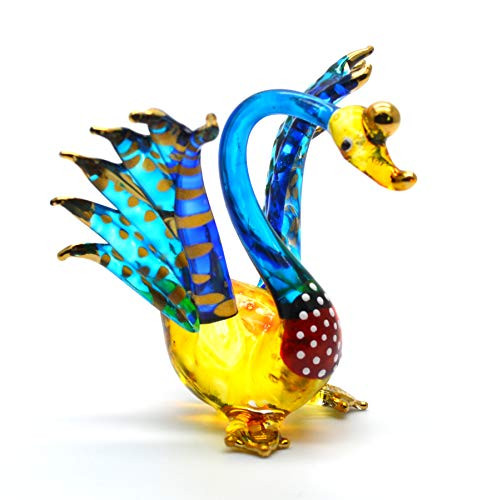 Zoo Craft Hand Blown Glass Figurine Swan Handmade Miniature Animal Art