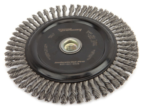Forney 72851 Wire Wheel Brush, Industrial Pro Stringer Bead Twist Knot with 5/8-Inch-11 Threaded Arbor, 7-Inch-by-.020-Inch Forney 72851 Wire Wheel Brush, Industrial Pro Stringer Bead Twist Knot with 5/8-Inch-11 Threaded Arbor, 7-Inch-by-.020-Inch