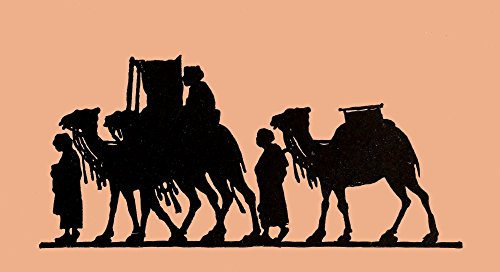 Gift card designing 1922 Wise men Silhouette Poster Print by Unknown (18 x 24)