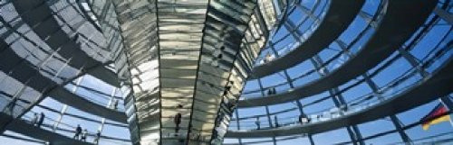 Posterazzi PPI70266S Glass Dome Reichstag Berlin Germany Poster Print, 18 x 6