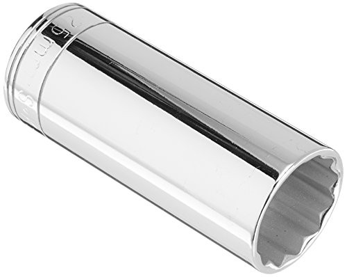 SK Hand Tool 48025 12 Point 1/2-Inch Drive Deep Socket, 25mm, Chrome