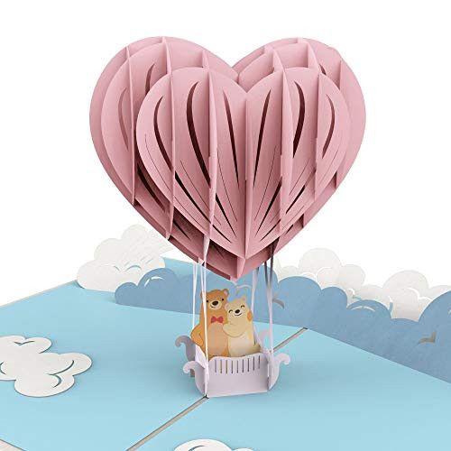 Liif Love Balloon 3D Valentines Greeting Pop Up Card For All Occasions, Happy Birthday, Anniversary, Congratulations, Wedding, Valentines Day, Romance, Engagement Liif Love Balloon 3D Valentines Greeting Pop Up Card For All Occasions, Happy Birthday, Anniversary, Congratulations, Wedding, Valentines Day, Romance, Engagement