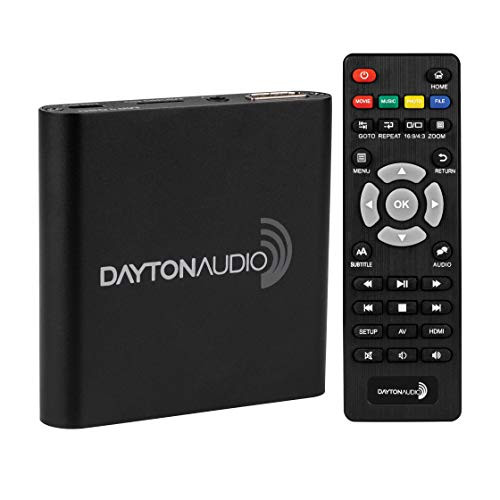 Dayton Audio MP1080 HD 1080P Portable Media Player for USB Drives and SD/SDHC Cards