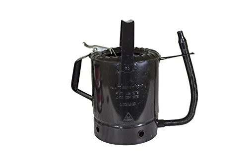 WirthCo 94496 5 Quart Heavy Duty Galvanized Measuring Container with Flex Spout and Thumb-Operated Valve
