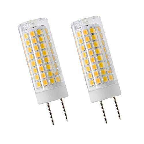 G8 Led Bulb, 75W Halogen Bulb Replacement, Dimmable 7W G8 Led Lamps, G8 Bi-pin Base G8 Bulb, AC120V 750lm, Under Cabinet Counter Light, Kitchen Lighting and Puck Lights, 2 Pack (Warm White)