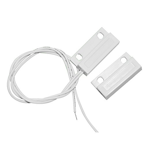 5Sets MC 38 Mount Wired Door Window Sensor Magnetic Reed Switch Recessed Alarm Security System Normally Closed NC, White 5Sets MC 38 Mount Wired Door Window Sensor Magnetic Reed Switch Recessed Alarm Security System Normally Closed NC, White