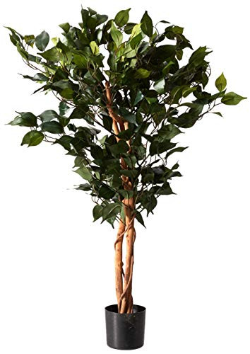 Nearly Natural 5298 Ficus Silk Tree, 3-Feet, Green
