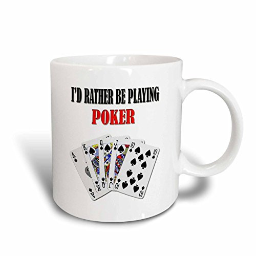 3dRose mug_218708_1 Playing Cards Diamond Cool Design Popular Image Mug, 11 oz