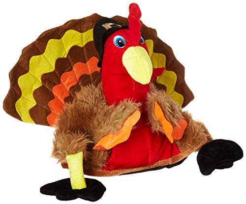 Forum Novelties Men's Novelty Turkey Hat, Multi, One Size