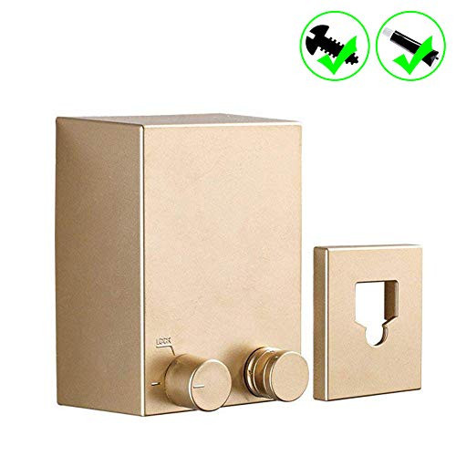 TeeGoo Retractable Clothesline 13.8 Feets Indoor Outdoor Clothing Rope Balcony Laundry Rack Clothes Hanger No Drilling/Wall Mounted Dryer Heavy Duty Stainless Steel Clothesline Rope(Gold)