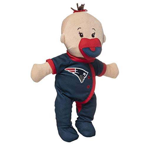Baby Fanatic New England Patriots Wee Baby Stella Officially Licensed NFL Soft Baby Doll Baby Fanatic New England Patriots Wee Baby Stella Officially Licensed NFL Soft Baby Doll