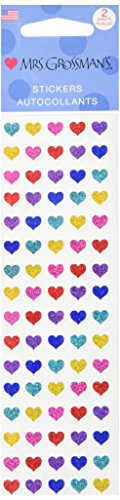 Mrs Grossman Stickers-Multi Micro Hearts