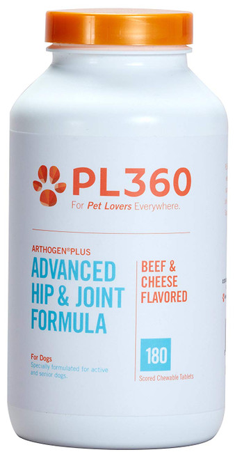 PL360 180 Count Arthogen Plus Advanced Hip & Joint Support for Dogs