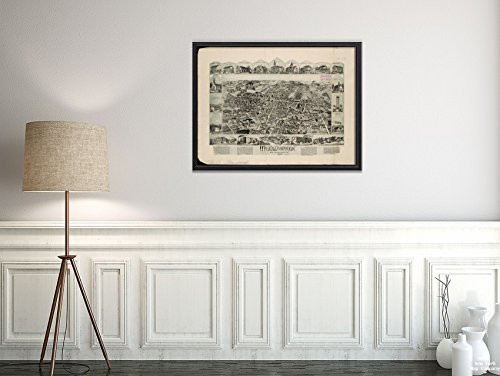 1889 Map|Title: Middleborough, Massachusetts : 1889|Notes: Bird's-Eye View. Includes Index to Points of Interest and Ill.