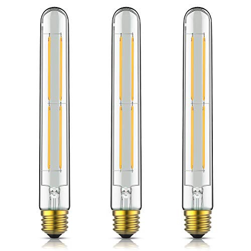 Yiizon T10/T30 Led Bulbs,8W Dimmable Tubular Bulb,80 Watt Incandescent Bulb Equivalent Edison Style Vintage LED Filament Light Bulb, E26,2700K Soft Warm White,8.9in(225mm),3-Pack.