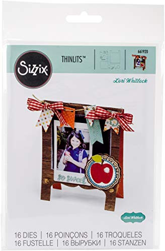 Sizzix Lwhitlock Thinlits Die Card Chalkboardeasel LW Cardchalkboard