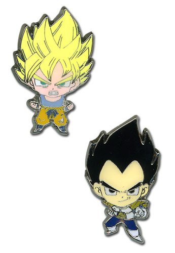 Dragon Ball Z Super Saiyan Goku & Vegeta Mini PINSET