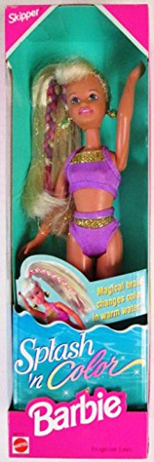 Barbie - Splash 'n Color SKIPPER Doll - 1996 Mattel Barbie - Splash 'n Color SKIPPER Doll - 1996 Mattel