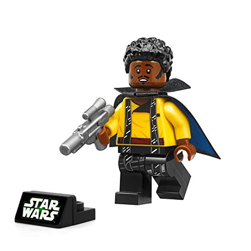 LEGO Solo: A Star Wars Story Minifigure - Lando Calrissian (with Blaster and Display Stand) 75212 LEGO Solo: A Star Wars Story Minifigure - Lando Calrissian (with Blaster and Display Stand) 75212