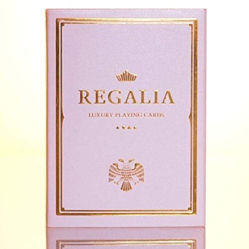Regalia White Playing Cards by Shin LIM - Decks for Card Games, Cardistry, Magic Trick