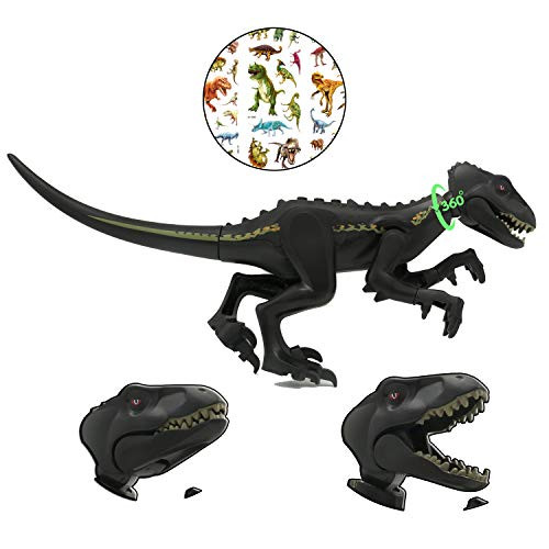 Jurassic Paradise Indoraptor Building Blocks Action Figures Dinosaur Toy Dinosaur Stickers Kids (Indoraptor)